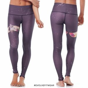 Teeki Rainbow Priestess Coffee Hot High Rise Tights